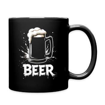 Beer Mug - Full Colour Mug - black - Right