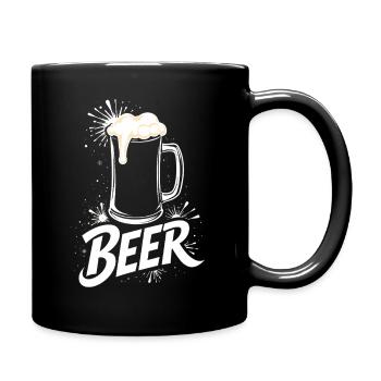 Beer Mug - Full Colour Mug - black - Right