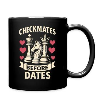 Checkmate Before Data Chess Player Fun Design - Full Colour Mug - black - Right