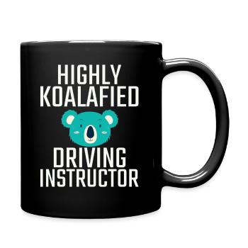 Driving Instructor Koalafied Drive Tutor - Full Colour Mug - black - Right