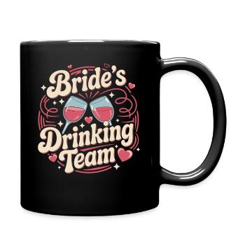 Bride’s Drinking Team T-shirt Bachelor Femme - Mug uni - noir - Droite