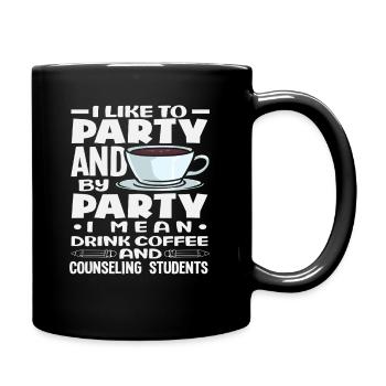 Conseiller scolaire Fête et conseil - Mug uni - noir - Droite