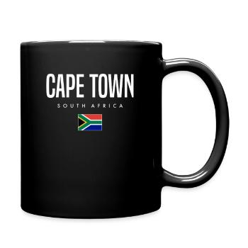 Cape Town, Afrique du Sud - Mug uni - noir - Droite