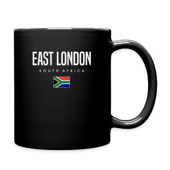 East London, Afrique du Sud - Mug uni - noir - Droite