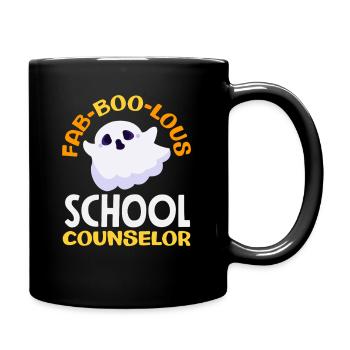 Fab-Boo-Lou's School Counselor Ghost - Full Colour Mug - black - Right
