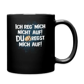 Tu m’as énervé en disant drôle - Mug uni - noir - Droite
