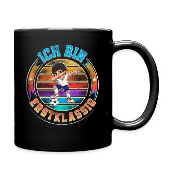 Ich Bin Erstklassig Einschulung - Tasse einfarbig - Schwarz - Rechts