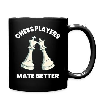 Chess Player Mate Better Board Game - Full Colour Mug - black - Right