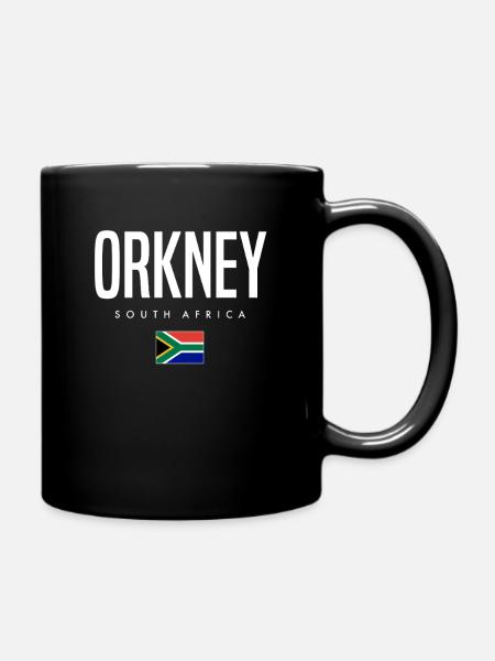 Orkney Südafrika - Tasse einfarbig - Schwarz