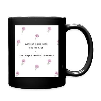 Love 12 - Full Colour Mug - black - Right