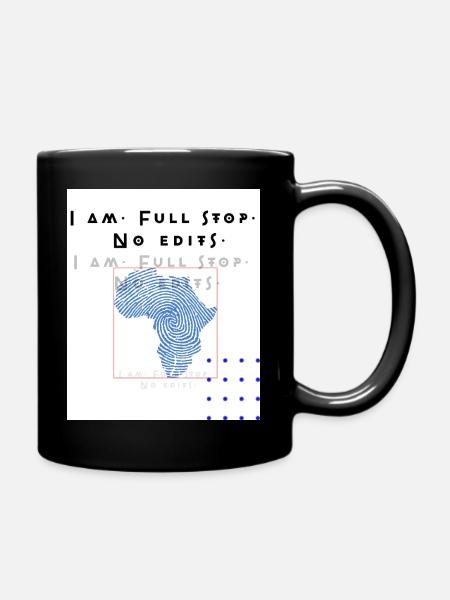 Je suis. Point. Aucune modification - Mug uni - noir