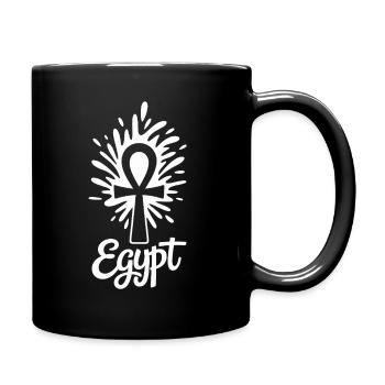 Égypte Ankh Symbole Splash - Mug uni - noir - Droite