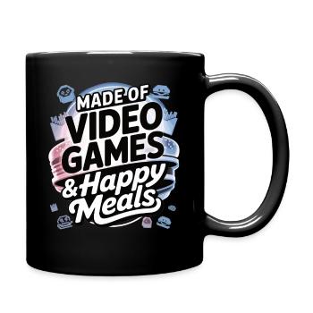 Gamer & Fast Food – Il n’y a pas mieux - Mug uni - noir - Droite