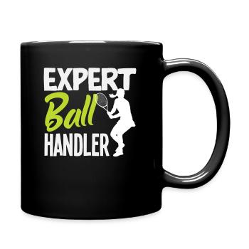 Joueur de tennis Expert manieur de balle - Mug uni - noir - Droite