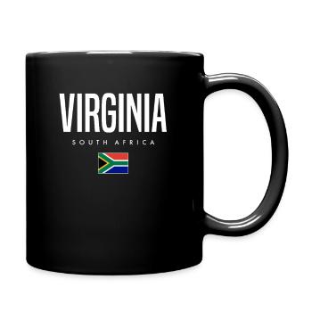 Virginia Südafrika - Tasse einfarbig - Schwarz - Rechts