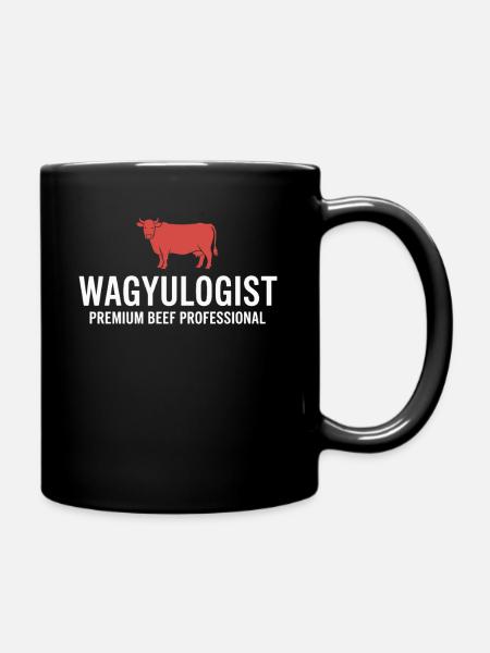 Wagyulogist Wagyu Rind Grillmeister Japan Steak - Tasse einfarbig - Schwarz