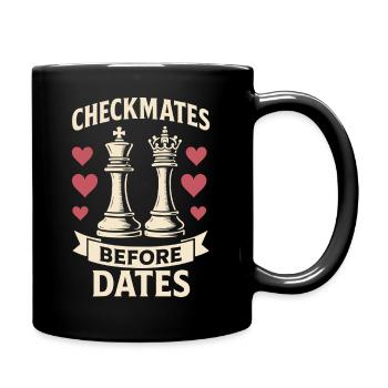Chess Player Checkmate Before Dates - Full Colour Mug - black - Right