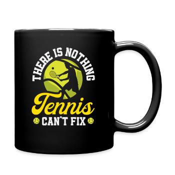 Joueurs de tennis : Rien ne peut réparer le tennis - Mug uni - noir - Droite