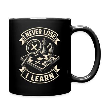 Chess Club Drôle de joueur d’échecs Je perds - Mug uni - noir - Droite