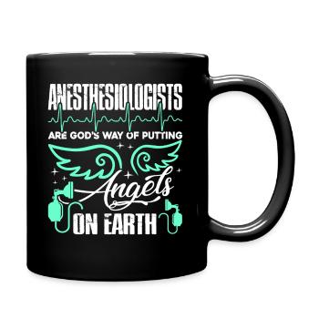 Anesthesiologist God Made Anesthesiologist - Full Colour Mug - black - Right