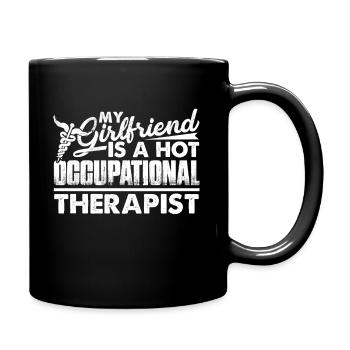 My Girlfriend Is A Hot Occupational Therapist - Full Colour Mug - black - Right