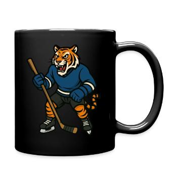 Tiger Hockey - Full Colour Mug - black - Right