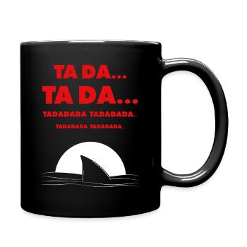 TA DA... Shark Fin & Soundtrack Joke - Full Colour Mug - black - Right