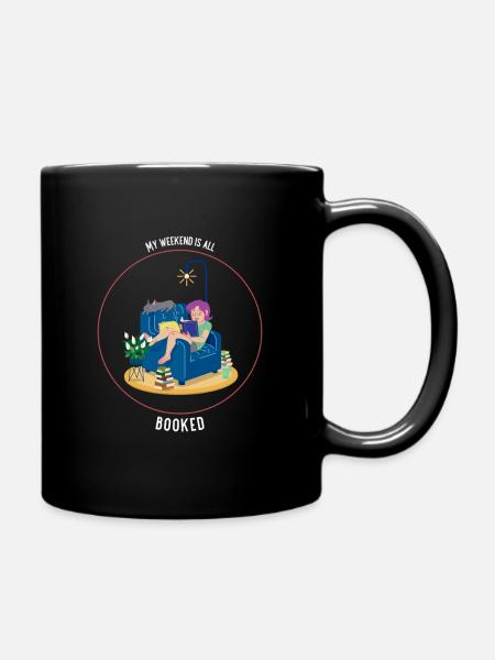 Objectifs du week-end : lire et se détendre - Mug uni - noir