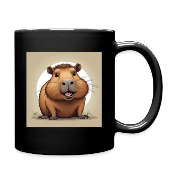 Cute Rodents Mascot for T-shirt - Full Colour Mug - black - Right