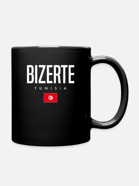 Bizerte, Tunisie - Mug uni - noir