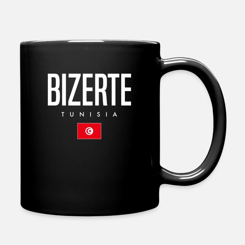 Bizerte, Tunisie - Mug uni - noir
