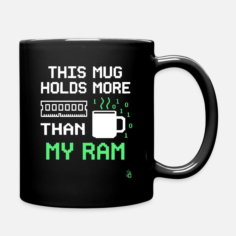 Der Becher für Informatiker Entwickler - Tasse einfarbig - Schwarz