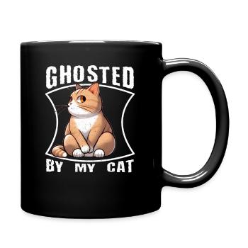 Ignored by my cat - Full Colour Mug - black - Right