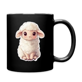 Sheep - Full Colour Mug - black - Right