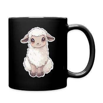 Mouton - Mug uni - noir - Droite