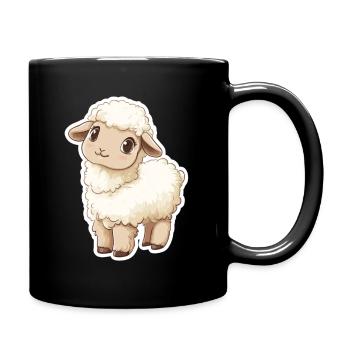 Sheep - Full Colour Mug - black - Right