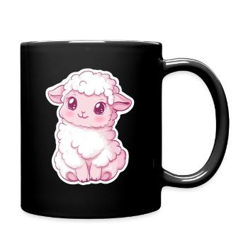 Sheep - Full Colour Mug - black - Right