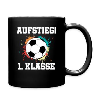 Promotion 1st Class Football Design - Full Colour Mug - black - Right