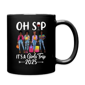 Girls Trip 2025 Illustration de mode - Mug uni - noir - Droite