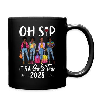 Girl Trip 2028 Illustration inspirée du voyage - Mug uni - noir - Droite