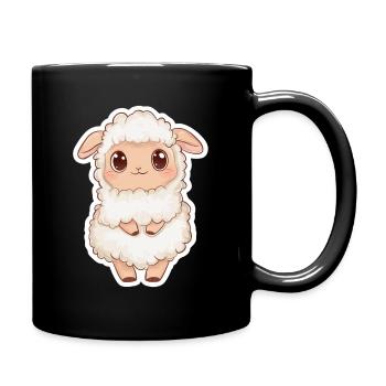 Sheep - Full Colour Mug - black - Right