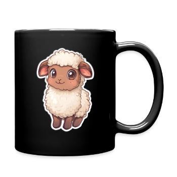Sheep - Full Colour Mug - black - Right