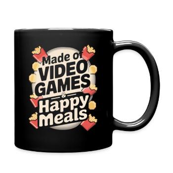Chemise de jeu et de restauration rapide - Mug uni - noir - Droite