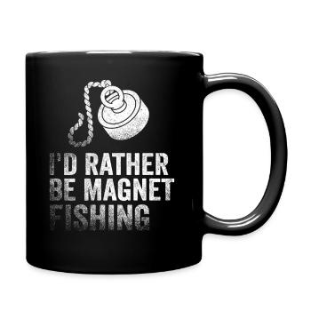Neodymium Magnet Fishing Magnetic Fisher - Full Colour Mug - black - Right