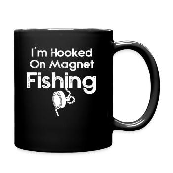 Neodymium Magnet Fishing Magnetic Fisher - Full Colour Mug - black - Right