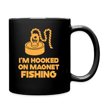 Neodymium Magnet Fishing Magnetic Fisher - Full Colour Mug - black - Right