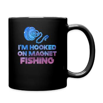 Neodymium Magnet Fishing Magnetic Fisher - Full Colour Mug - black - Right