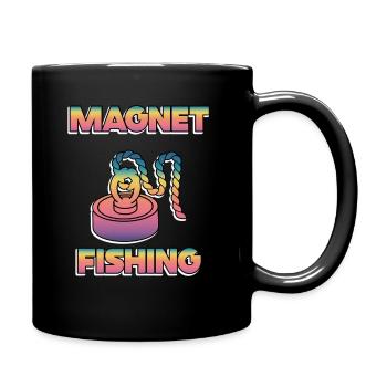 Neodymium Magnet Fishing Magnetic Fisher - Full Colour Mug - black - Right
