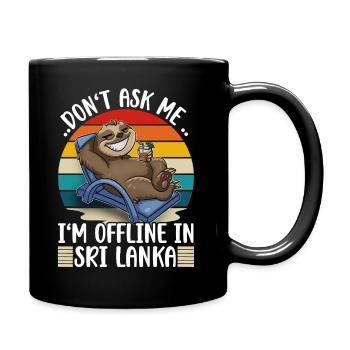Vacances Sri Lanka - Mug uni - noir - Droite