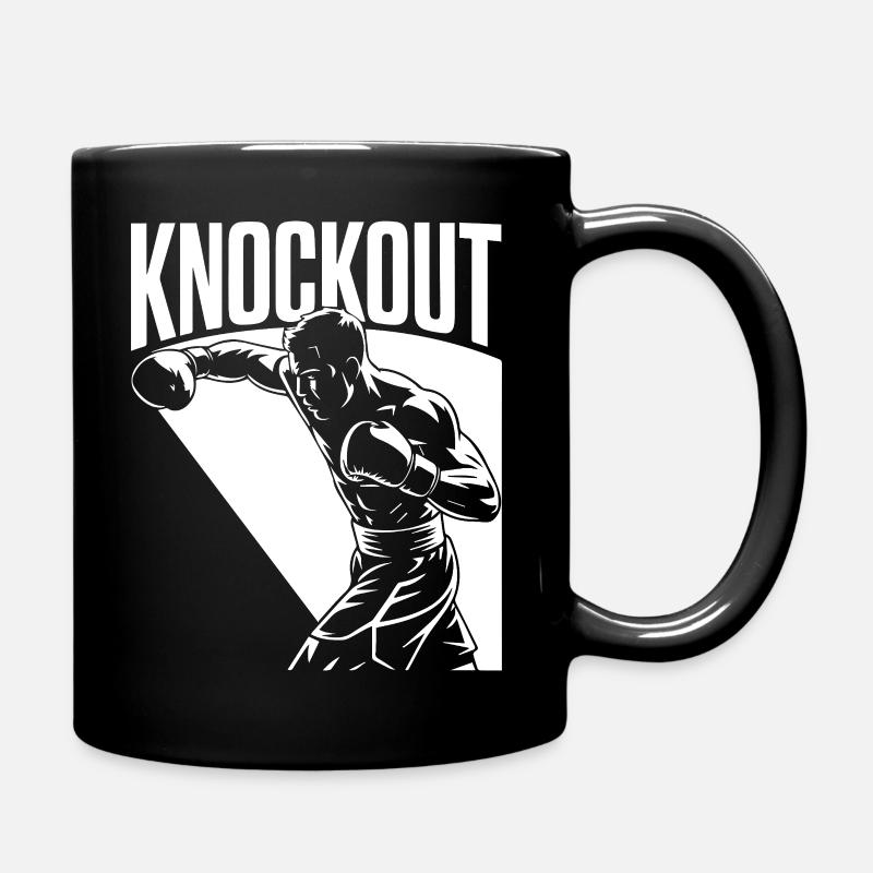 Knockout - Tasse einfarbig - Schwarz